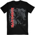 Front - Iron Maiden Unisex Adult Hi-Contrast Trooper T-Shirt