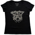 Front - Guns N Roses Womens/Ladies Skeleton Guns T-Shirt