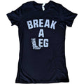 Front - Foo Fighters Womens/Ladies Break A Leg Back Print T-Shirt