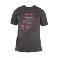 Front - The Rolling Stones Unisex Adult Classic Embellished Cotton T-Shirt