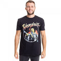 Front - Jimi Hendrix Unisex Adult Script T-Shirt