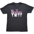 Front - The Beatles Unisex Adult Silhouette Hi-Build T-Shirt