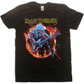 Front - Iron Maiden Unisex Adult Fear Live Flames T-Shirt