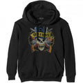 Front - Guns N Roses Unisex Adult Top Hat Hoodie