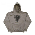 Front - Gojira Unisex Adult Fortitude Heart Hoodie