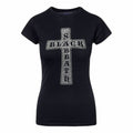 Front - Black Sabbath Womens/Ladies Cross T-Shirt