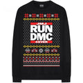 Front - Run DMC Unisex Adult Holiday Christmas Sweatshirt