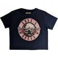 Front - Guns N Roses Womens/Ladies Classic Logo Crop Top