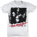 Front - Iggy & The Stooges Unisex Adult Faces Cotton T-Shirt