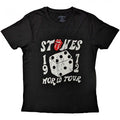 Front - The Rolling Stones Unisex Adult Tour ´72 Dice Cotton T-Shirt