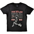 Front - Bob Dylan Unisex Adult Carnegie Hall ´63 Cotton T-Shirt