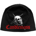 Front - Candlemass Unisex Adult Skull & Logo Beanie