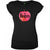 Front - The Beatles Womens/Ladies Apple Logo T-Shirt