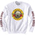 Front - Guns N Roses Unisex Adult Classic Text Logo Sweatshirt