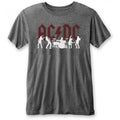 Front - AC/DC Unisex Adult Silhouette T-Shirt