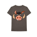 Front - The Lion King Unisex Adult Pumbaa Cotton T-Shirt