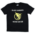 Front - Black Sabbath Unisex Adult Never Say Die T-Shirt