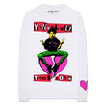 Front - Yungblud Unisex Adult Tour Back & Sleeve Print Cotton Long-Sleeved T-Shirt