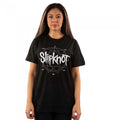 Front - Slipknot Unisex Adult Star Diamante Logo T-Shirt