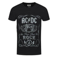 Front - AC/DC Unisex Adult Cannon Swig Vintage T-Shirt