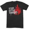 Front - Stiff Little Fingers Unisex Adult Graffiti Cotton T-Shirt