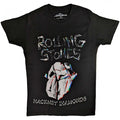 Front - The Rolling Stones Unisex Adult Hackney Diamonds Faded Logo T-Shirt