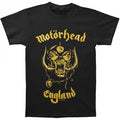 Front - Motorhead Unisex Adult England Classic Gold T-Shirt