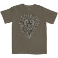 Front - Gojira Unisex Adult Fortitude Heart Cotton T-Shirt