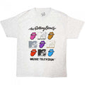 Front - MTV Unisex Adult Rolling Stones Logo T-Shirt