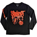 Front - Slipknot Unisex Adult The End So Far Tribal Logo & Nonagram Back Print Long-Sleeved T-Shirt