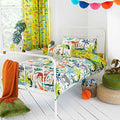 Front - Riva Home Jungletastic Duvet Cover Set