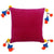 Front - Paoletti Velvet Tassel Cushion Cover