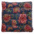 Smoke Blue - Front - Riva Home Malisa Square Cushion Cover