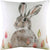 Front - Evans Lichfield Hedgerow Hare Cushion Cover