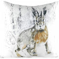 Front - Evans Lichfield Hare Christmas Cushion Cover