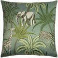 Front - Paoletti Jungle Parade Cushion Cover