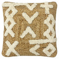 Front - Furn Camfa Jute Braided Cushion Cover