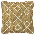 Natural - Front - Furn Roolu Jute Braided Cushion Cover