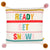 Front - Furn Ready Set Snow Pom Pom Cushion Cover