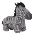 Front - Paoletti Jacquard Zebra Doorstop