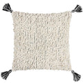 Front - Hoem Cambre Bouclé Tassel Cushion Cover