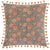 Front - Paoletti Marisa Cotton Velvet Floral Cushion Cover