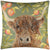 Front - Evans Lichfield Grove Highland Cow Outdoor Cushion Cover