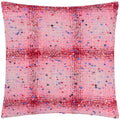 Front - Heya Home Connie Jacquard Checked Cushion Cover