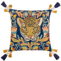 Front - Wylder Regal Embroidered Leopard Cushion Cover