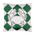 Front - Furn Checkerboard Outdoor Cushion Cover