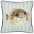 Front - Evans Lichfield Salcombe Piped Pufferfish Cushion Cover