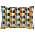 Front - Paoletti Keela Geometric Cushion Cover