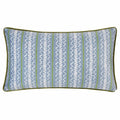 Front - Wylder Albera Piped Velvet Cushion Cover