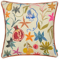 Front - Wylder Pomona Piped Floral Cushion Cover